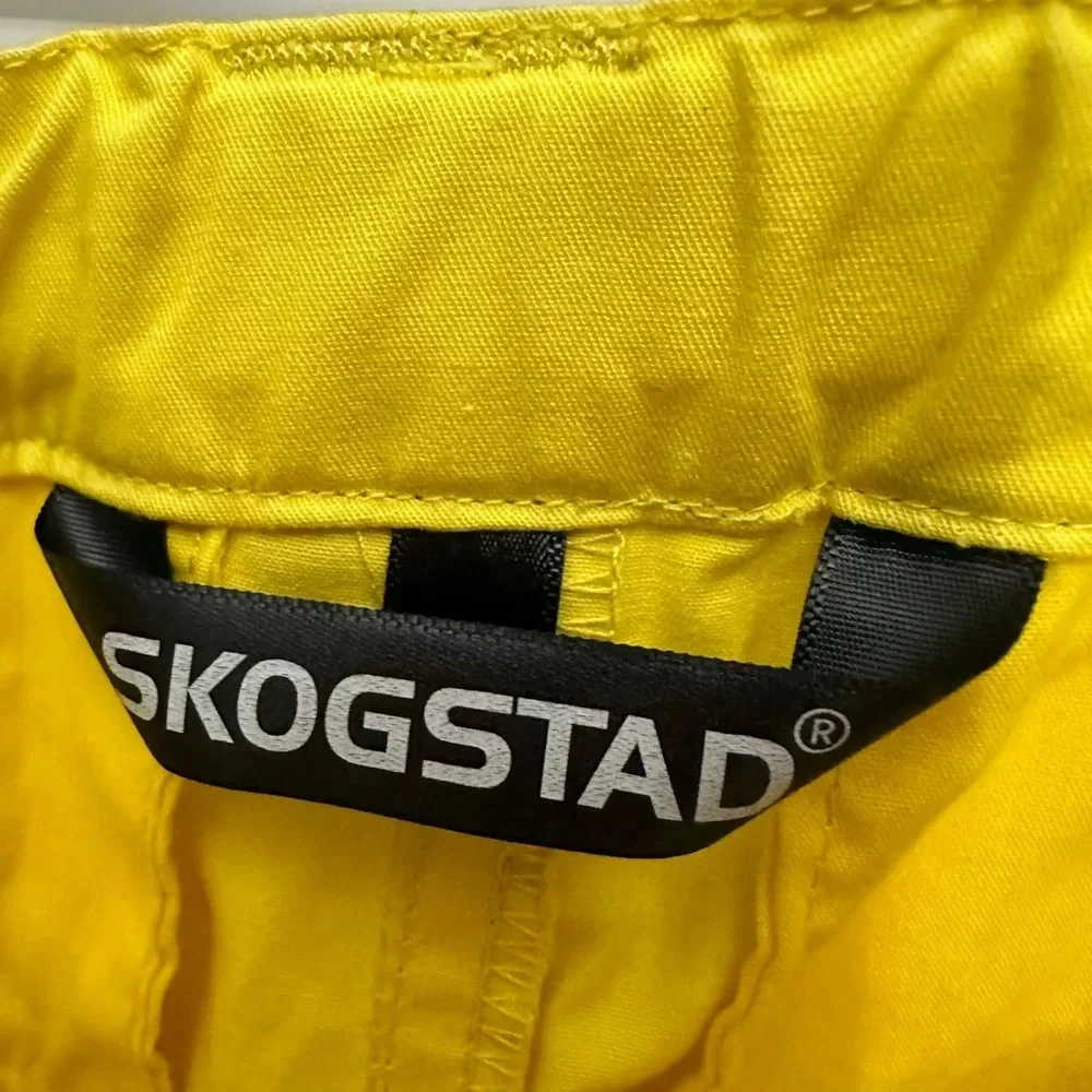 Skogstad Kids Thea Trousers Size 14 Years US XL Yellow Pants Activewear NWT